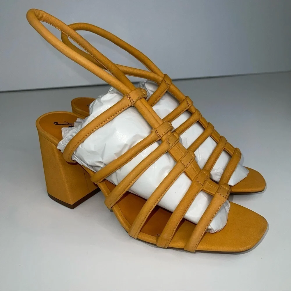 Free People Colette Sandal Hot Orange